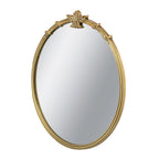 30x31" Round Wall Mirror With Luxurious Rococo Design