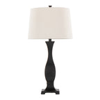 29" Contemporary Polyresin Table Lamp in Oil Rubbed Bronze