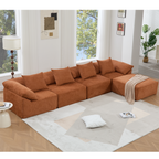 142" L Shaped Modular Sectional Sofa