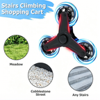Foldable Utility Shopping Cart with 360° Rolling Wheels