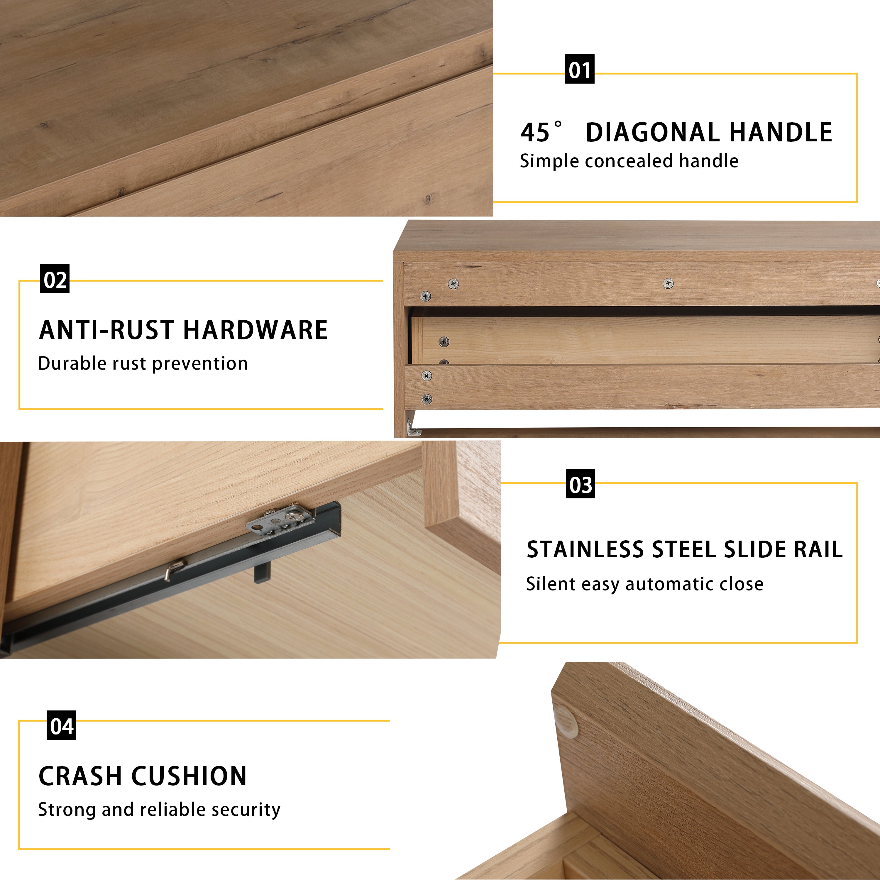 30" Bathroom Cabinet with Soft Close Drawer