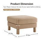 Ottoman Polyester-Coffee