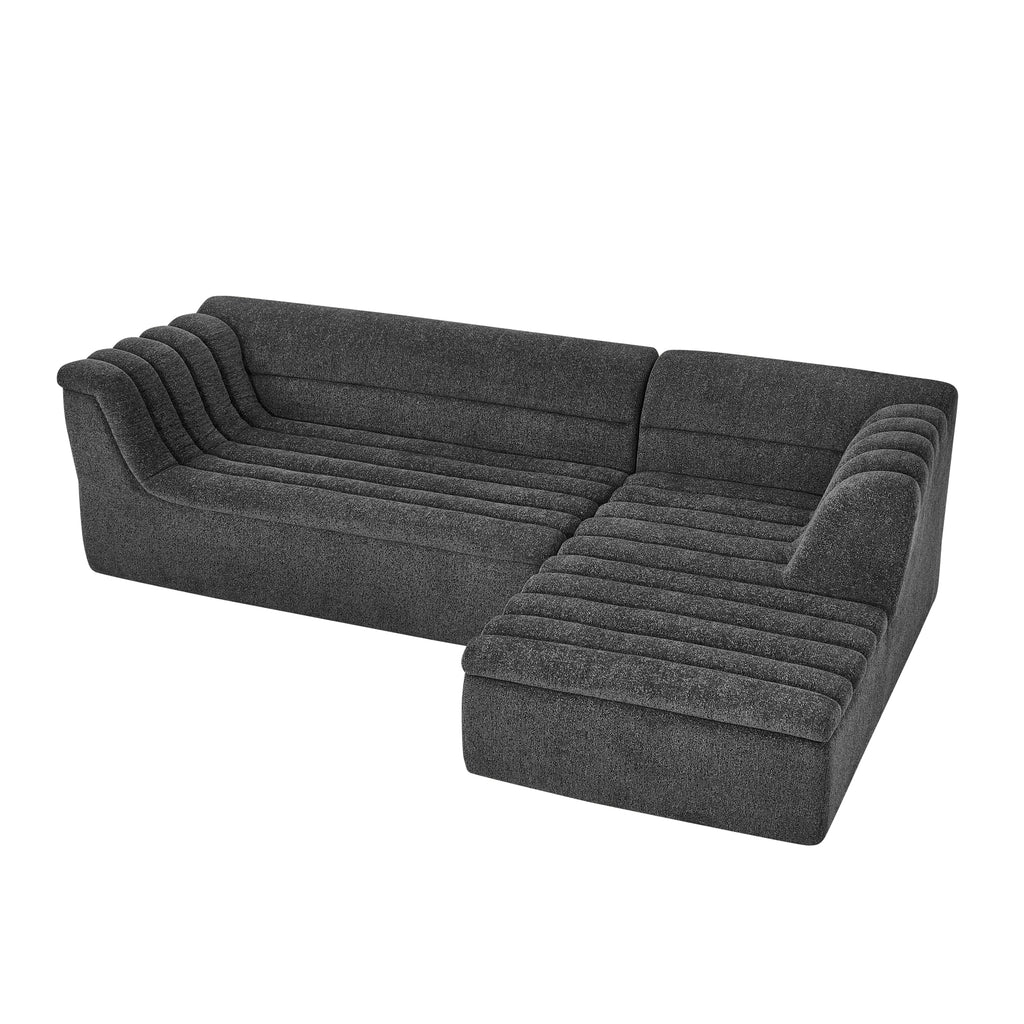 106" L-Shaped Modular Sectional Sofa with Chaise