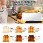 4-Slice Extra Wide Long Slot Toaster