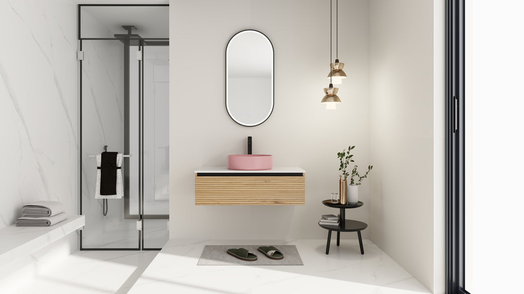 36'' Wall-Mounted Bathroom Vanity