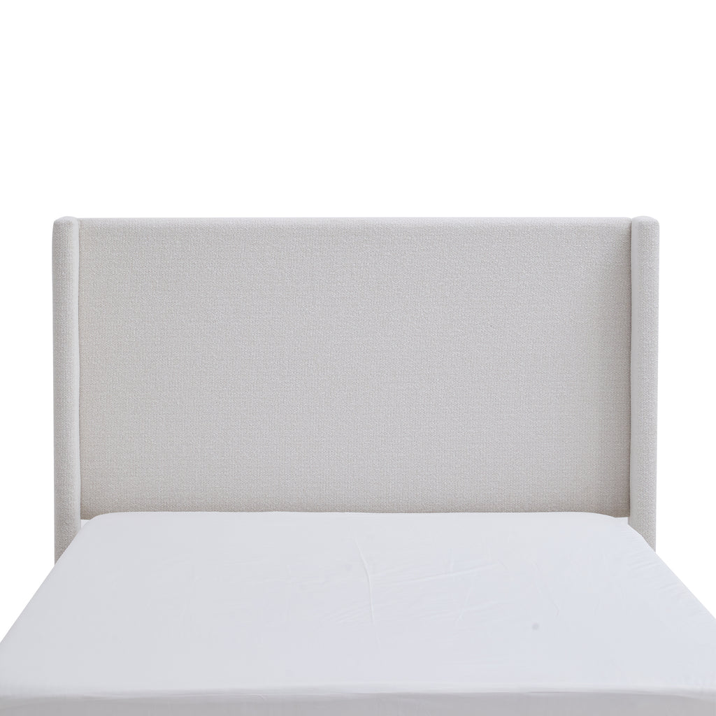 Hale Upholstered Wingback Bed - Queen Size