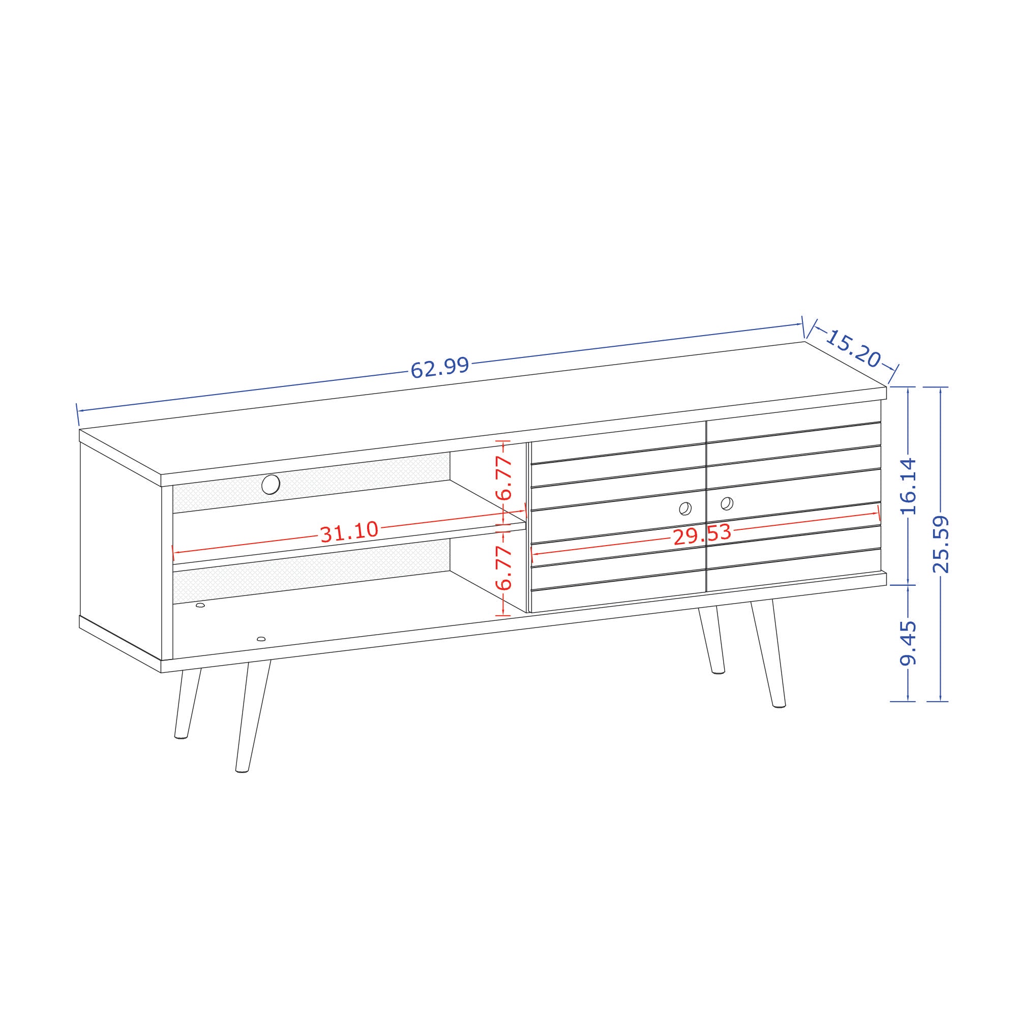 Liberty 63" TV Stand
