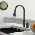 Kitchen Sink Faucet with Separate Handle, Matte