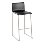 Contemporary Barstool in Stainless Steel