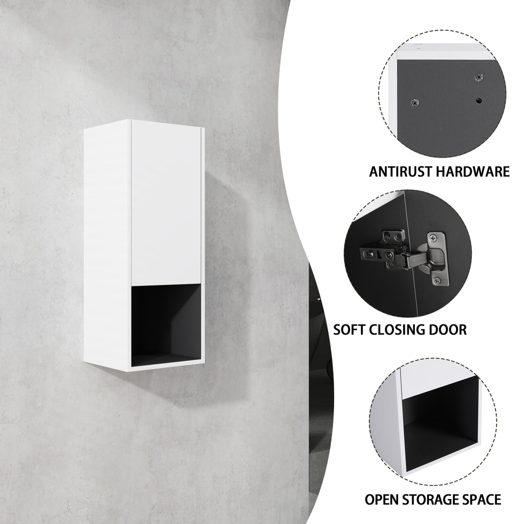 12" Bathroom Side Cabinet