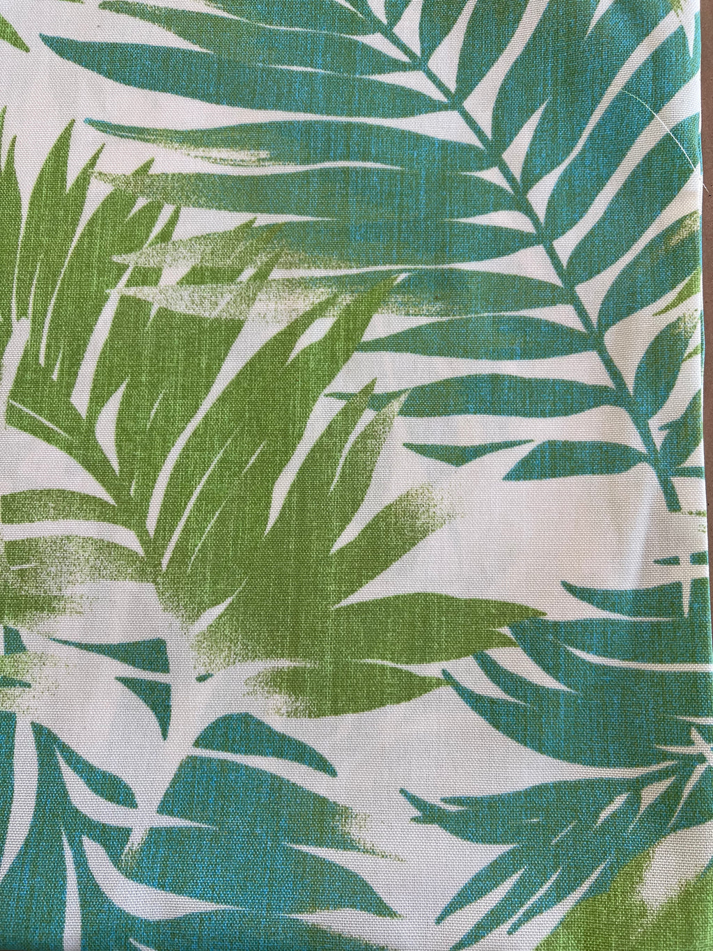 2 Pack Outdoor Pillow Covers - Tropical Palm Aqua