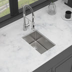 12 Inch Undermount Sink - 12" x 18" x 8" Stainless Steel