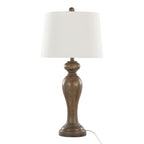 Peppa 31" Contemporary Polyresin Table Lamp in Opal