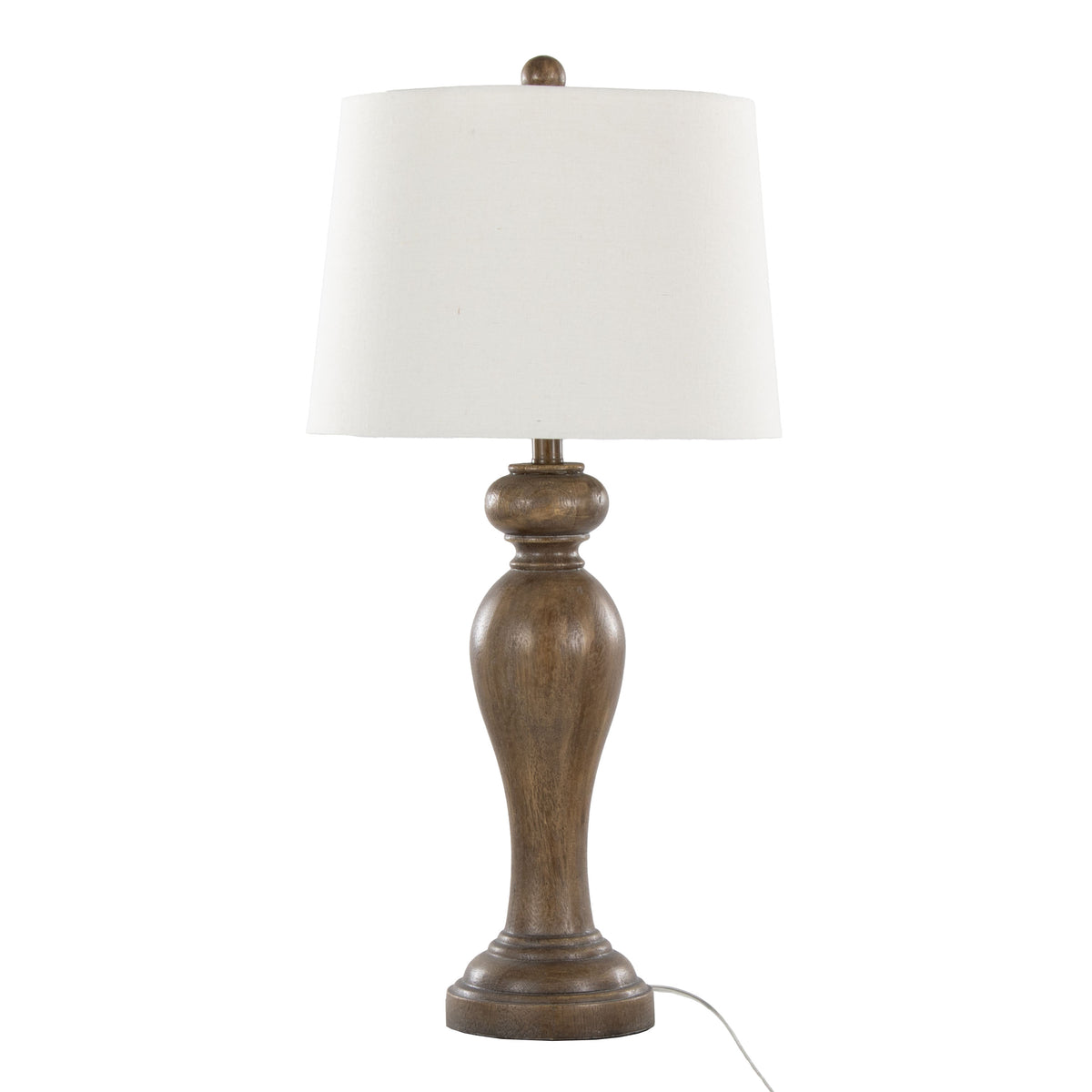 Peppa 31" Contemporary Polyresin Table Lamp in Opal