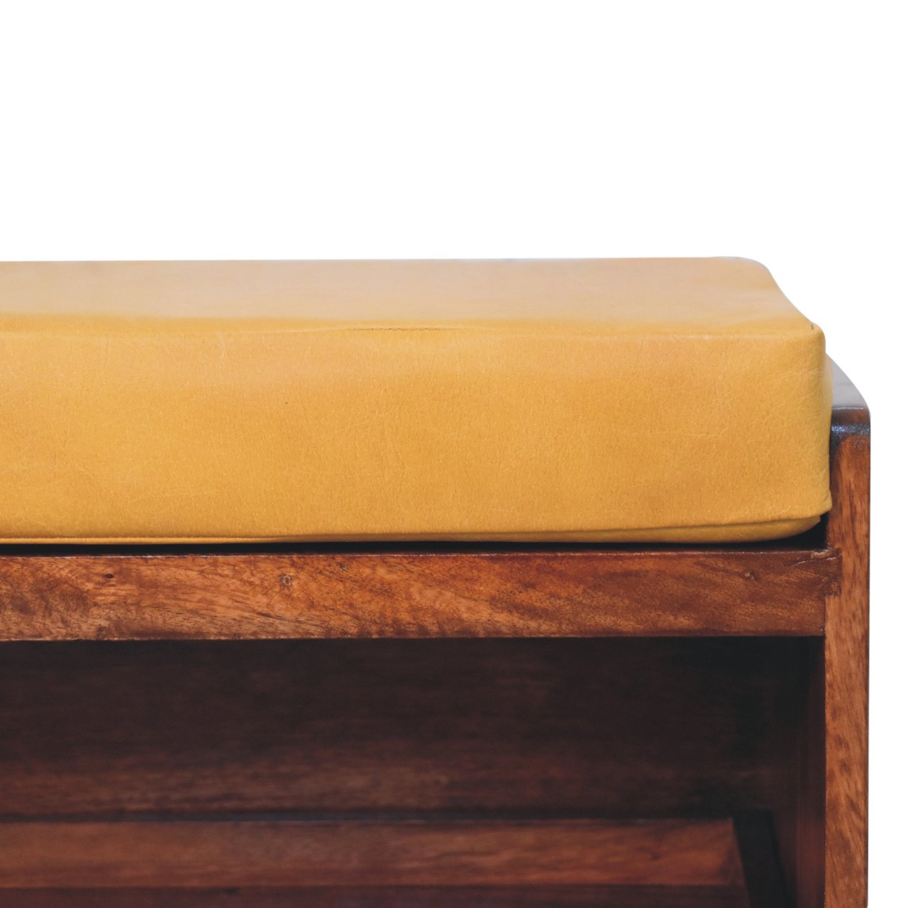 Solid Wood Buffalo Hide Pull Out Honey Storage Cabinet