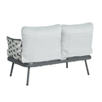 Mariano Steel 4-Pieces Conversation Set