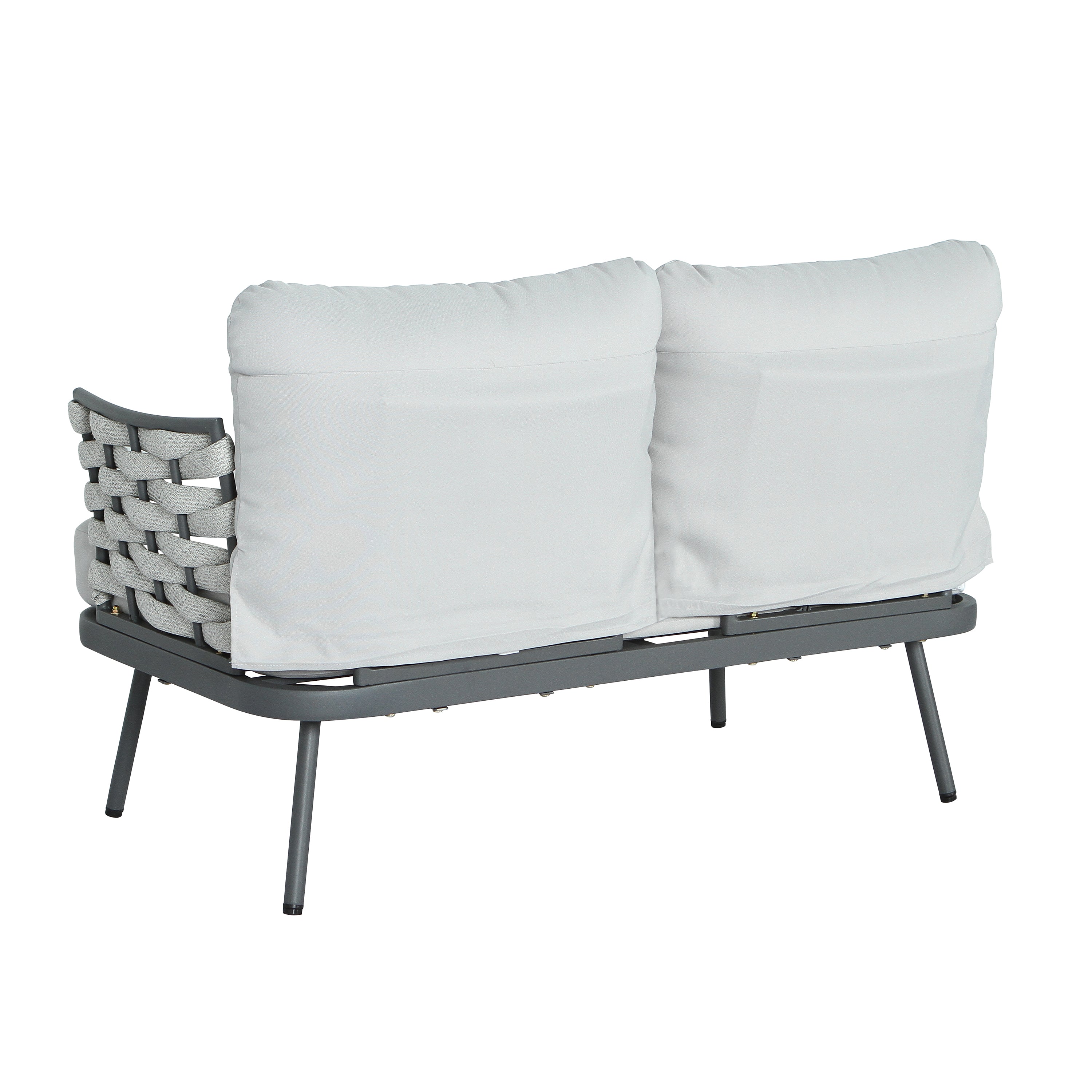 Mariano Steel 4-Pieces Conversation Set
