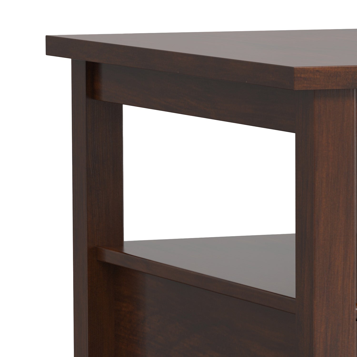 Warm Shaker Narrow Side Table