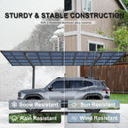 Outdoor Carport - 17.44FT x 9FT x 11FT
