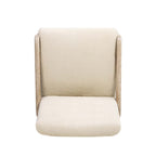 Arizona 25.5" Solid Ash Wood Upholstered Counter Stool
