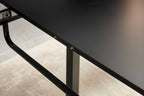 Square Extendable Dining Table with Metal Legs