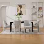 21.46" Wide Modern Minimalist Dining Chair Set of 4