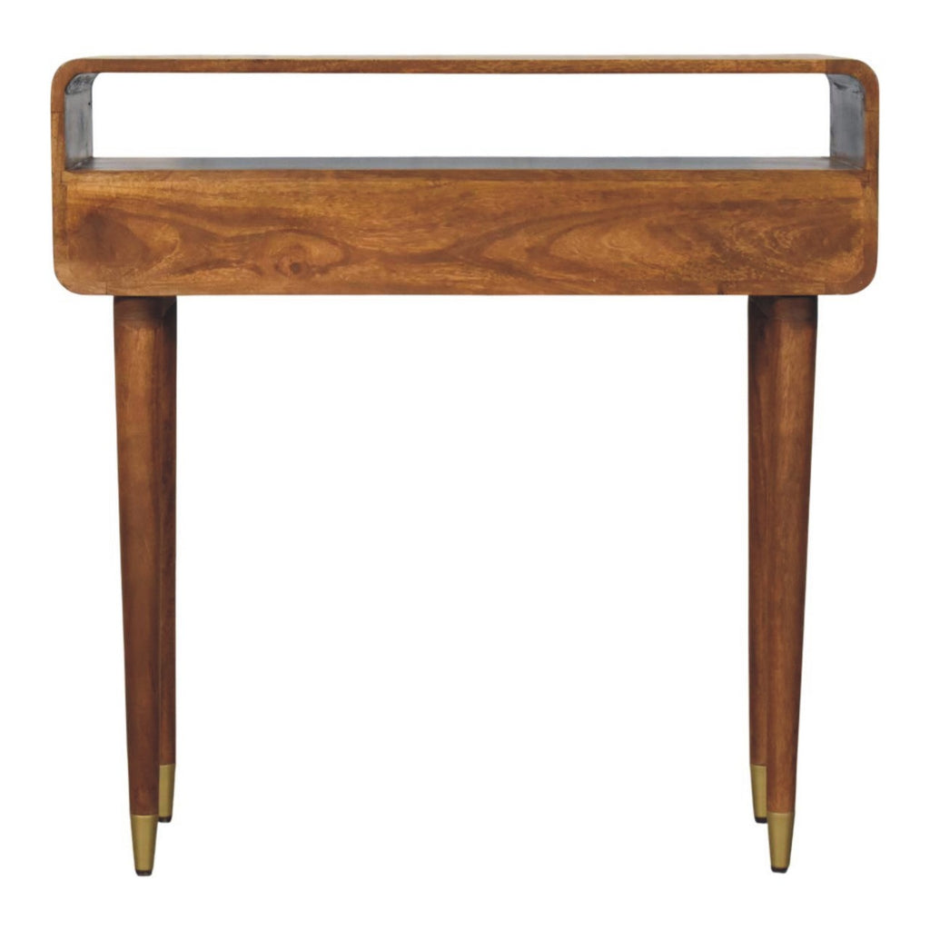 Solid Wood Valenza Curved Console Table