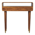 Solid Wood Valenza Curved Console Table