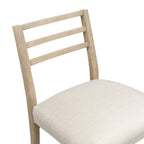 Ladder Back Bar Stool with Ladder Back (Set of 2)