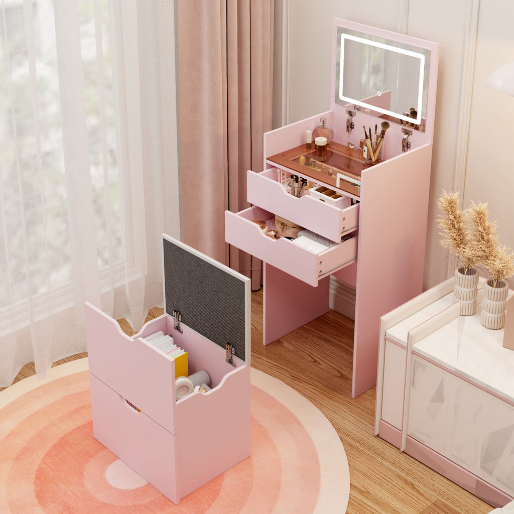 Dressing Table and Stool Set
