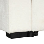 120.5" L-Shaped Convertible Sofa Bed