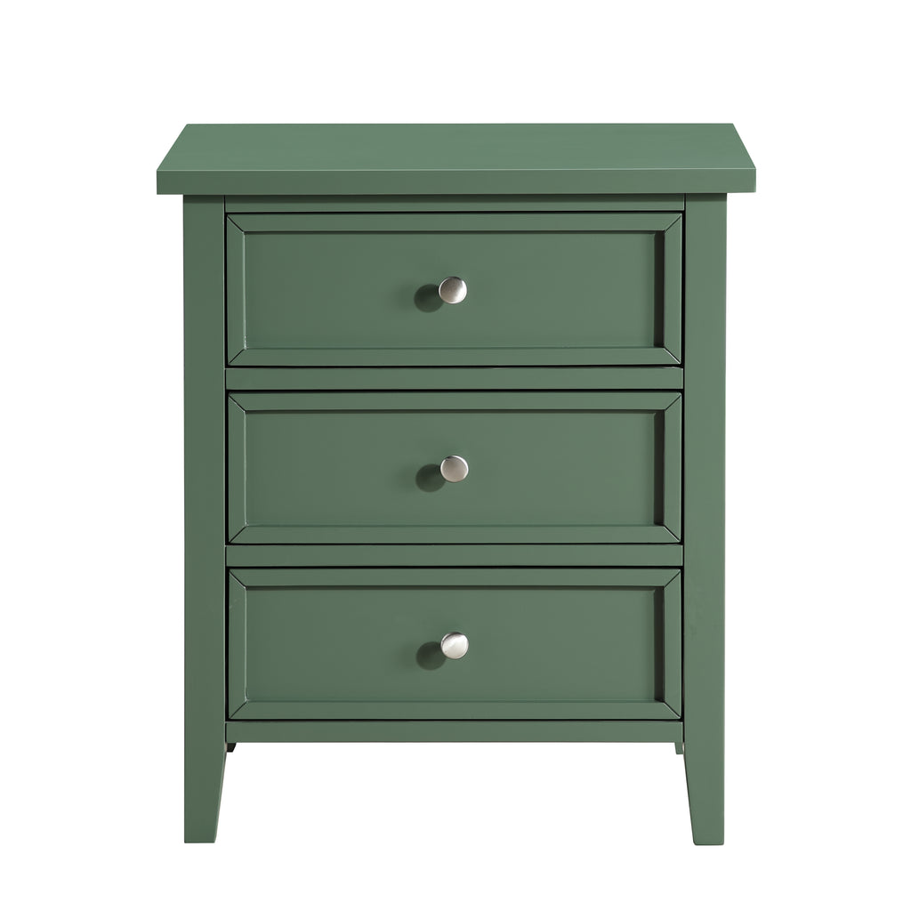 Luca 3-Drawer Nightstand - Vintage