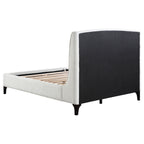 Theodore Snow Upholstered Eastern King Wingback Bed