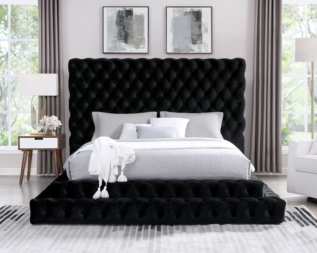 Fully Upholstered Frame Bed