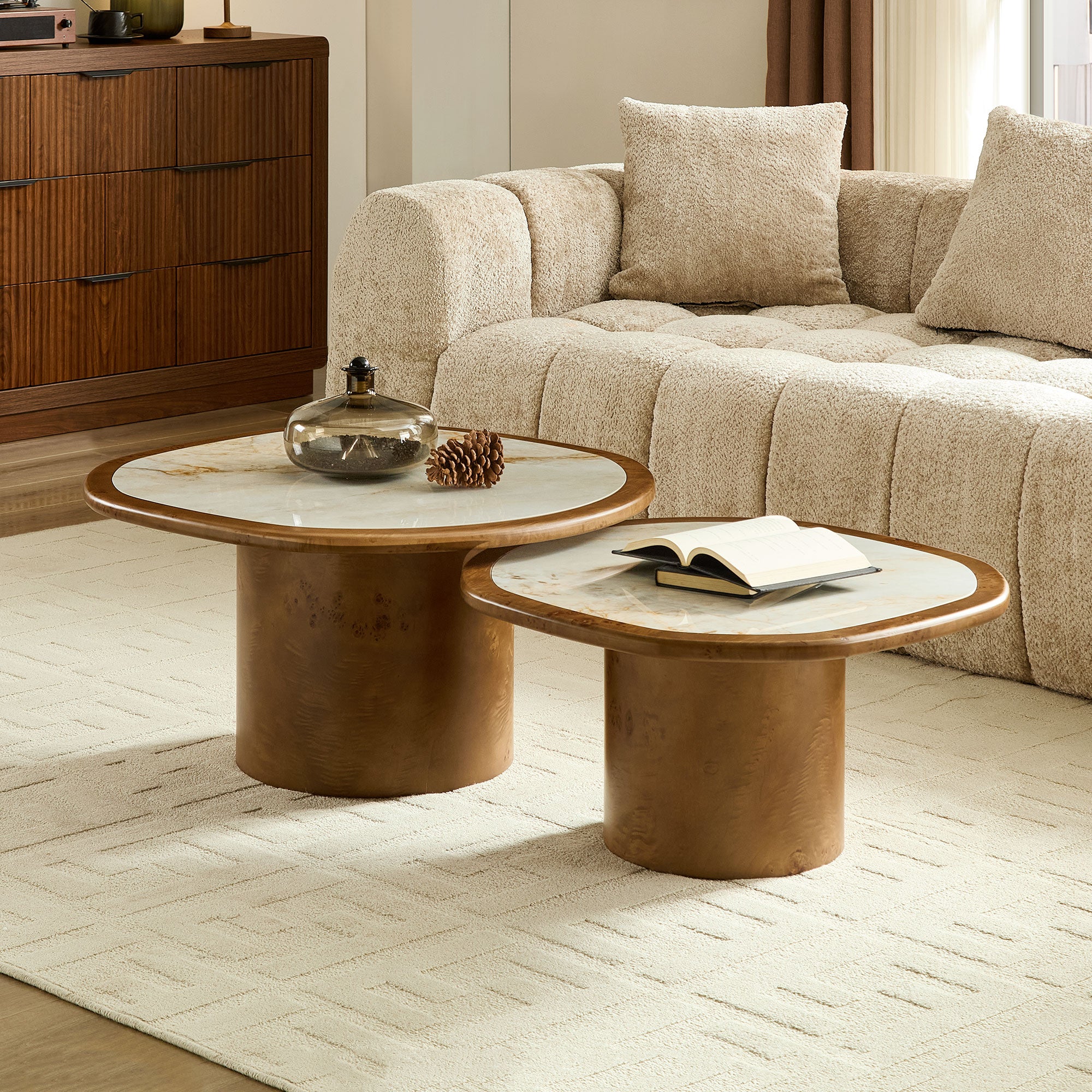 Irregular Coffee Table Set
