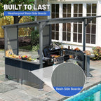 9X10FT Hardtop Grill Gazebo