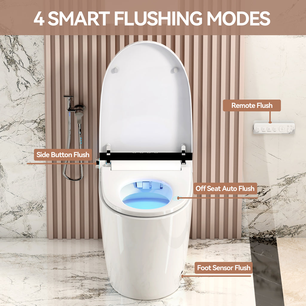 Smart Toilets With Heated Bidet Seat