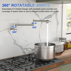 Brushed Nickel Pot Filler Faucet