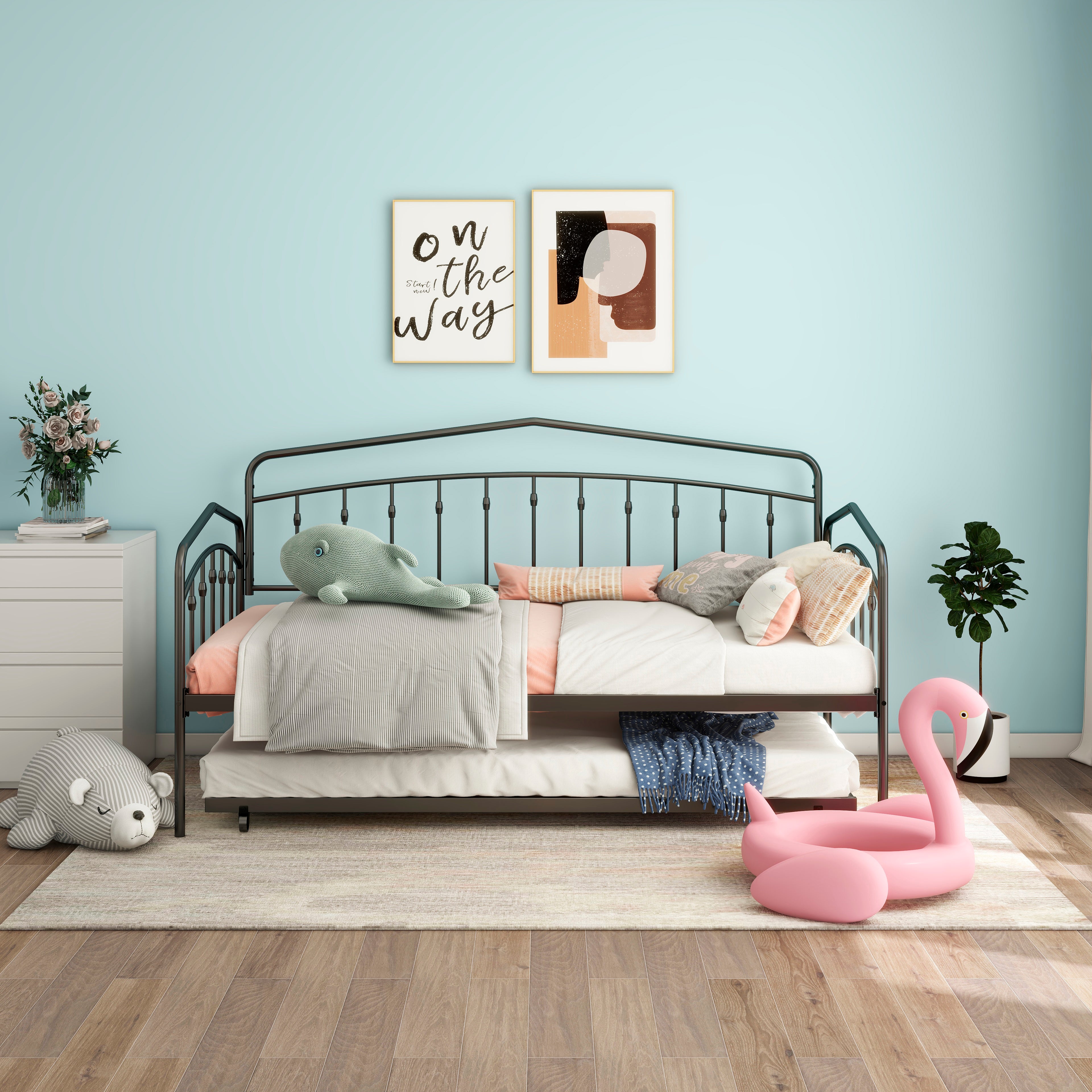 Fox Twin Daybed With Twin Trundle