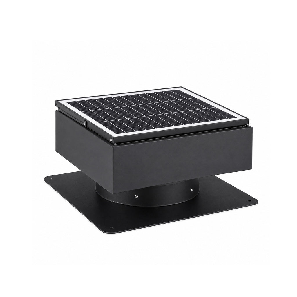 14" Adjustable Square Solar Roof Exhaust Fan