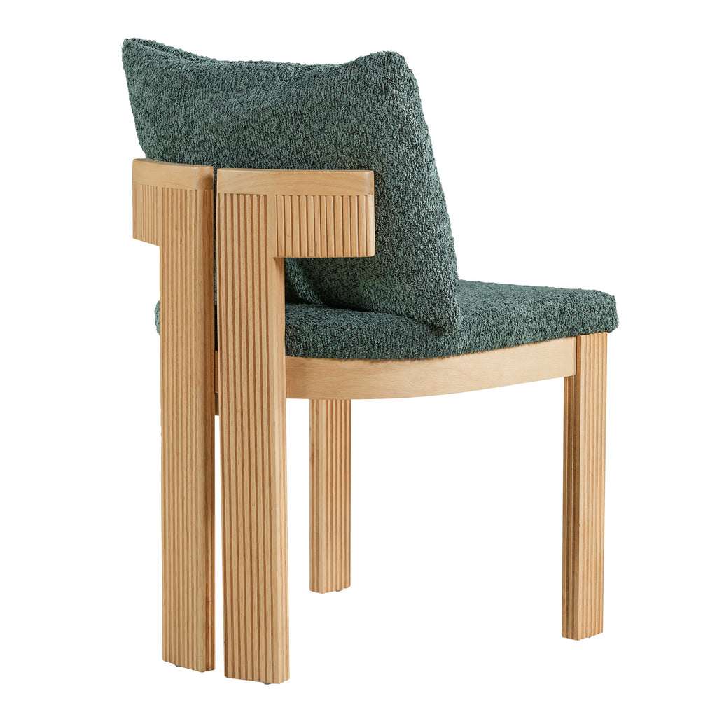 Indoor Boucle Dining Chair Set of 2