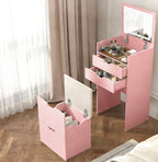 Dressing Table and Stool Set