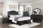 Charcoal Nightstand