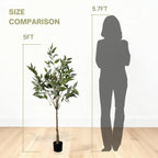 5FT Artificial Eucalyptus Tree