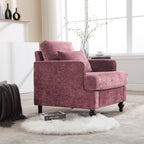 Wood Frame Armchair - Modern Accent Chair