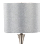 24" Contemporary Metal Table Lamp
