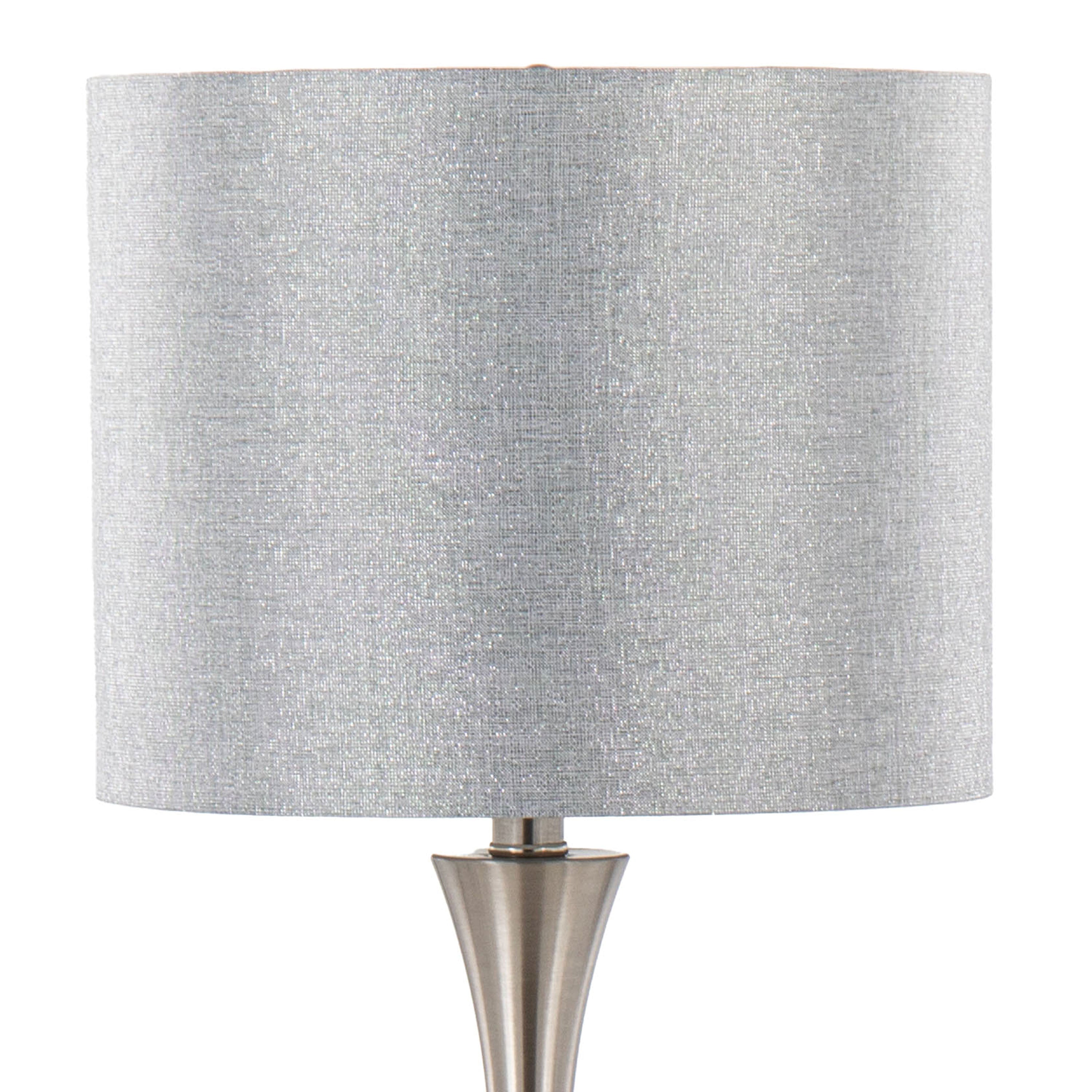 24" Contemporary Metal Table Lamp