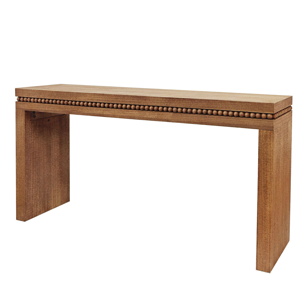 64in Rustic Wood Console Table