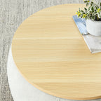 Round Storage Ottoman