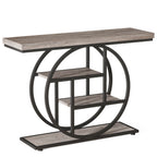 41.3" Industrial Console Table, 4-Tier